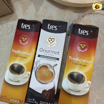 3 Corações Cápsula Café Filtrado TRES - 10 unidades