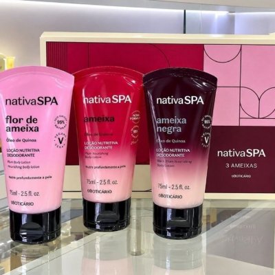 Mini Kit Presente Nativa Spa Ameixa Boticário