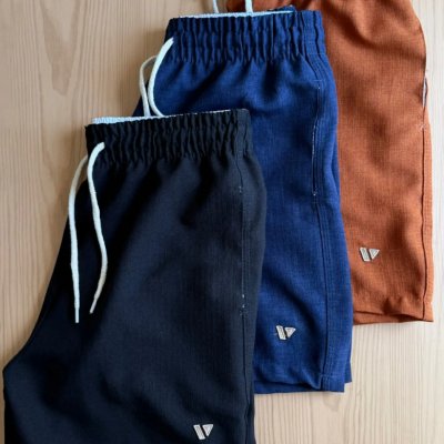 Kit 3 Shorts de Linho Masculino para Praia