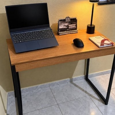 Escrivaninha Industrial 90cm Mdf