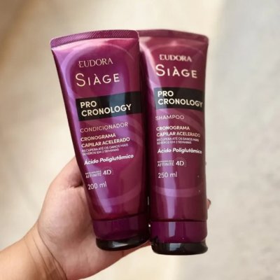 Combo Siàge Pro Cronology: Shampoo 250ml + Condicionador 200ml