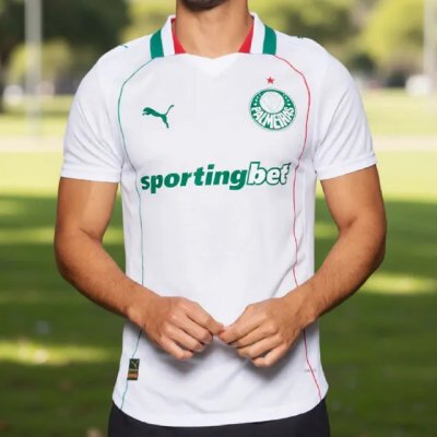 Camisa Palmeiras 26/27 Jogador Puma White — Sem Jogador, tamanho P