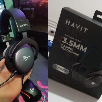 Fone de Ouvido Gamer Headset Havit H2015d