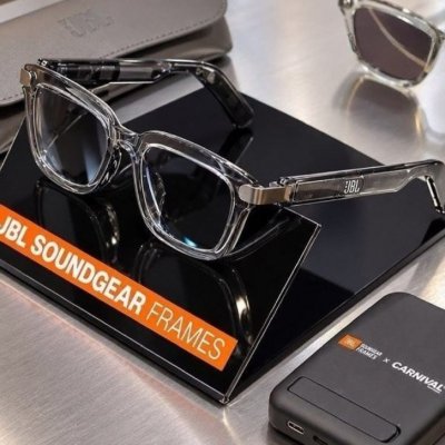 Oculos Soundgear JBL Frames Round Onix