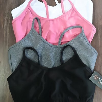 Kit 4 Tops Alcinha Sem Bojo