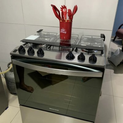 Fogão Brastemp BFS5NCR Inox Gás
