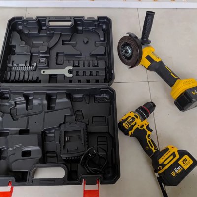 Kit Ferramentas Brushless A Bateria 2 Em 1