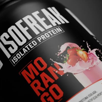Whey Isolado Isofreak 900g Morango 24g/dose