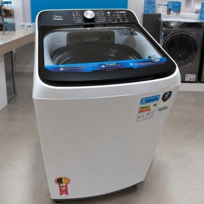 Máquina de Lavar Roupas 15kg Midea Wave Agitator