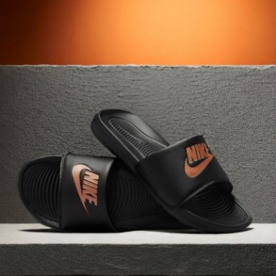 Chinelo Nike Victori One Preto