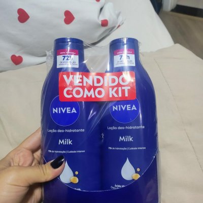 NIVEA Kit Loção Hidratante Milk 400ml 2 unid