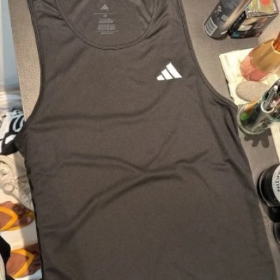 Regata Poliéster M adidas Preto GG