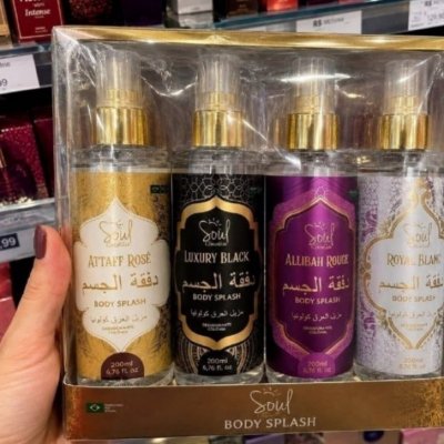 Body Splash Arabe C/4un 200ml