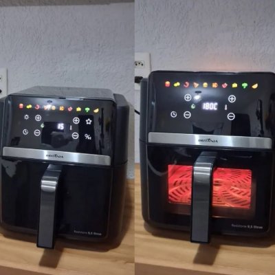 Air Fryer Britânia 9,5l Painel Digital 1800w
