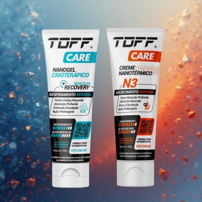 Kit Creme Para Alívio Muscular Toff
