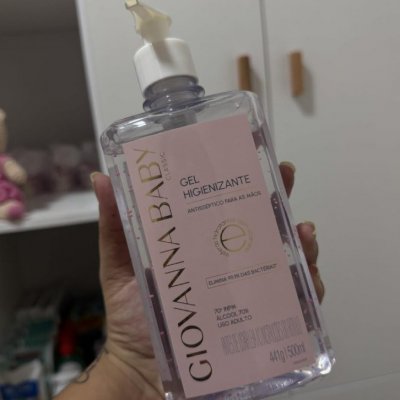 Gel Higienizante 70% Classic 500mL Giovanna Baby Rosa