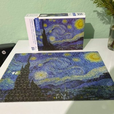 Toyster Quebra-cabeça Vincent Van Gogh A Noite Estrelada 500 peças