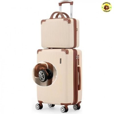 Mala de Bordo 10kg com Frasqueira Bagagem de Mão Expansivel Aprovada ANAC