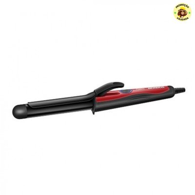 Modelador de Cachos Mondial, Preto e Vermelho, Bivolt