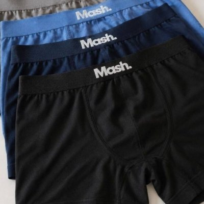 Kit 4 Cuecas Boxer Microfibra Mash Box Sem Costura