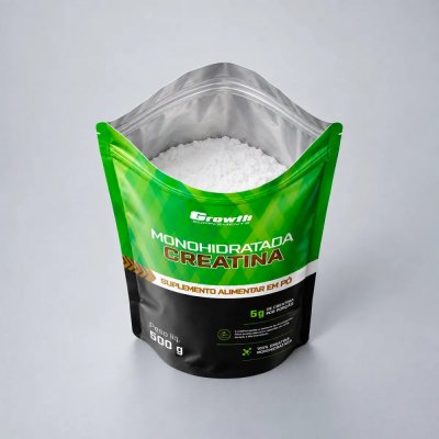Creatina Monohidratada 500g Pouch - Growth Supplements