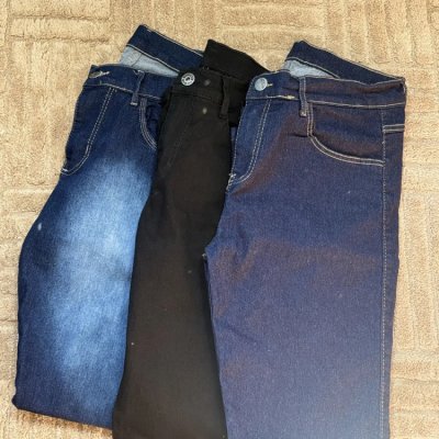 Kit 3 Calça Jeans Masculina Skinny Reforçada