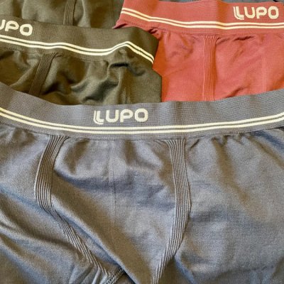 Kit 6 Cuecas Boxer Lupo Sem Costura Microfibra