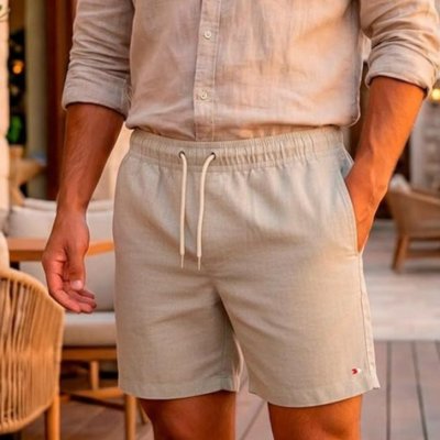 Bermuda Shorts Sandrini Linho Casual