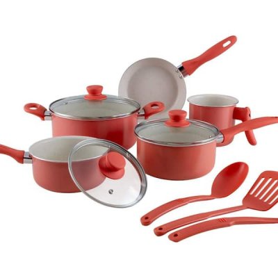 Jogo de Panelas Brinox de Alumínio Rosé 8 Peças Easy