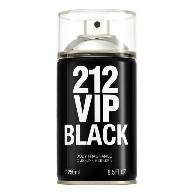 Carolina Herrera 212 VIP Men Black - Body Spray 250ml (Blz Única)