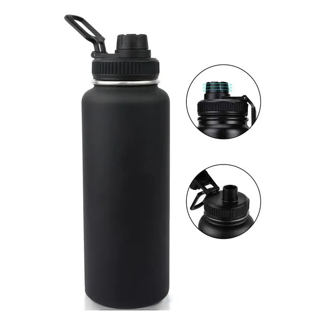 1200ml Garrafa Térmica Isolada A Vácuo Água Gelada E Café Preto - Review