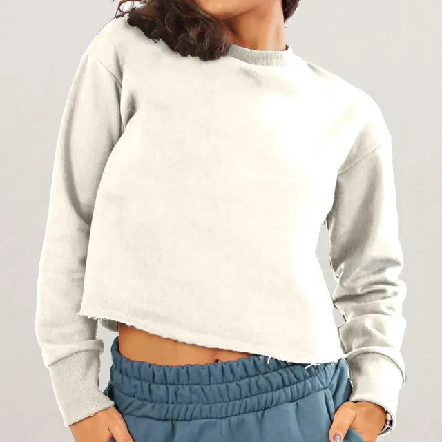 Blusa Moletom Cropped Feminino: estilo confortável e casual