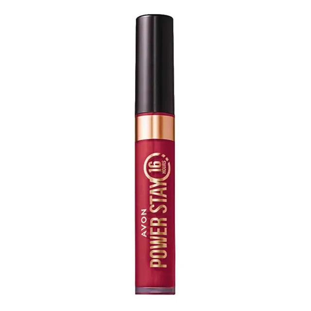 Review: Batom Líquido Matte Avon Power Stay 16h — Cor Vermelho Terra