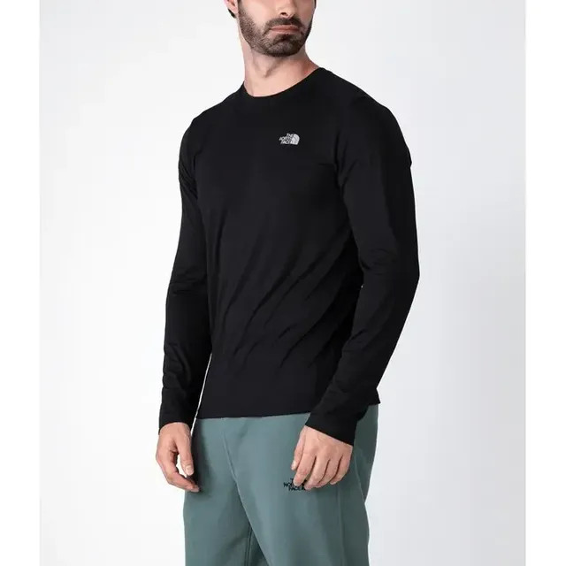 Camiseta Masculina Hyper Tee L/s Crew The North Face TNF Black M