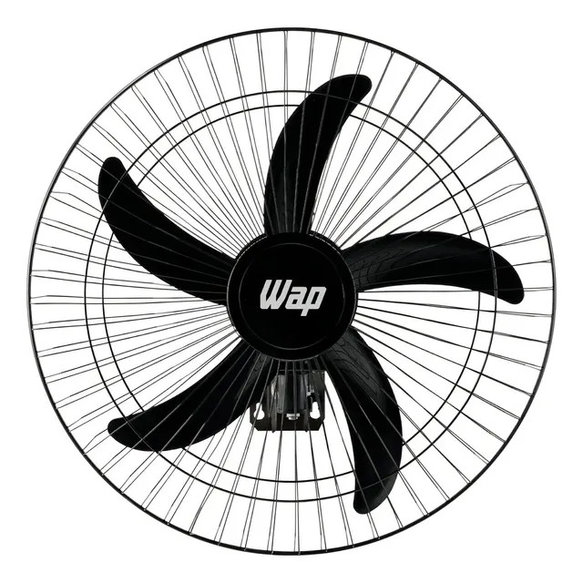 Ventilador de parede Wap Rajada Pro 60 turbo com 5 pás — potência e montagem em parede