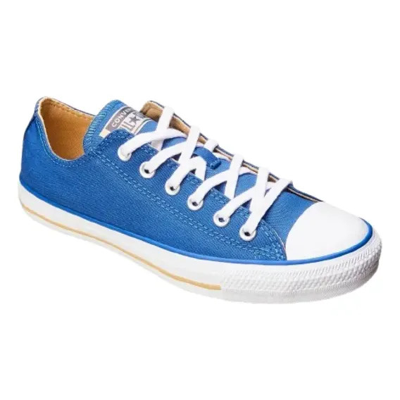 Tênis Converse Sem Gênero Taylor Ct1992 Curto (Ct1992000) — Azul / Caqui Fosco / Branco Liso 40 BR