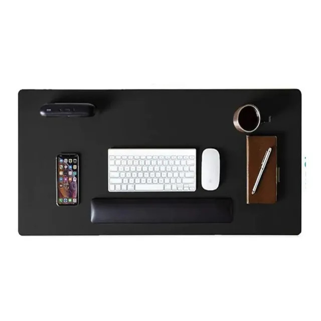 Review: Mousepad Extra Grande Preto 90x40 cm Deskpad Couro Antiderrapante - KingPad