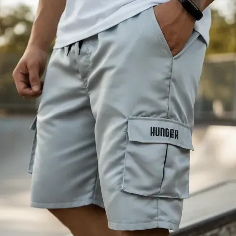 Bermudas Cargo Corta Vento Verão Masculina 5 Bolsos Skate — praticidade e estilo urbano