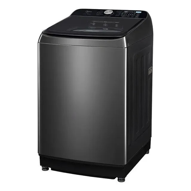 Lavadora de Roupas Midea 14,5 Kg Wave Impeller Titanium 220V — Preto