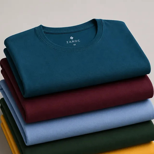 Kit 5 Camisetas Masculinas Slim Básicas Coloridas Premium — Review