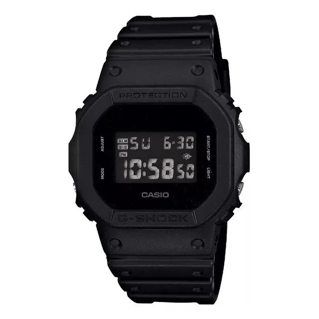 Relógio Casio G-Shock Digital Masculino DW-5600BB-1DR — Preto