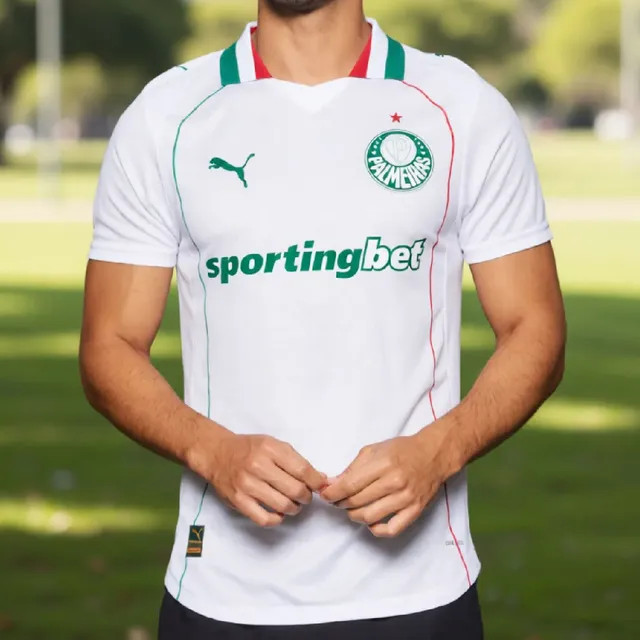 Camisa Palmeiras 26/27 Jogador Puma White — Sem Jogador, tamanho P