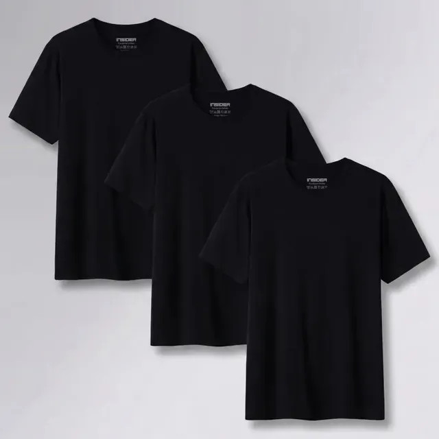Review: Kit 3 Camisetas Light Insider Preto GG Liso