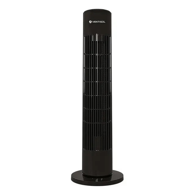 Ventilador de Torre Ventisol Fênix Preto — torre com controle remoto e oscilação