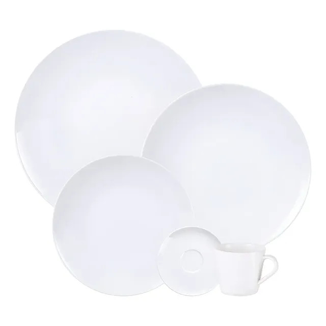 Aparelho de Jantar Tramontina Leonora em Porcelana — 20 Peças