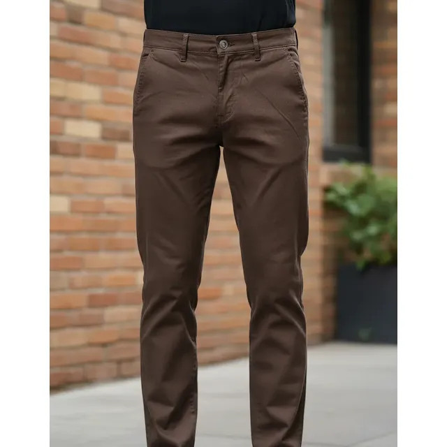 Calça Sarja Masculina Slim Bolso Embutido com Elastano — Ajuste Slim e Conforto
