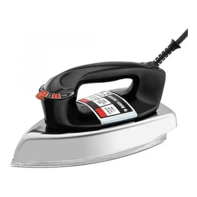 Ferro A Seco Black+decker cor preto prateado Vfa1110tm2