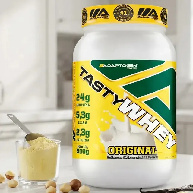 Whey protein Adaptogen Science Tasty Gourmet 3W em pó — 900g sem sabor
