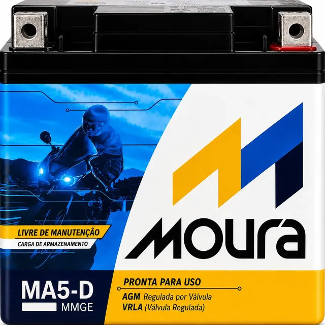 Bateria Moto Titan Fan Biz Bros Fazer 125 150 160 Mix Flex — Compatibilidade ampla para motos 125–160