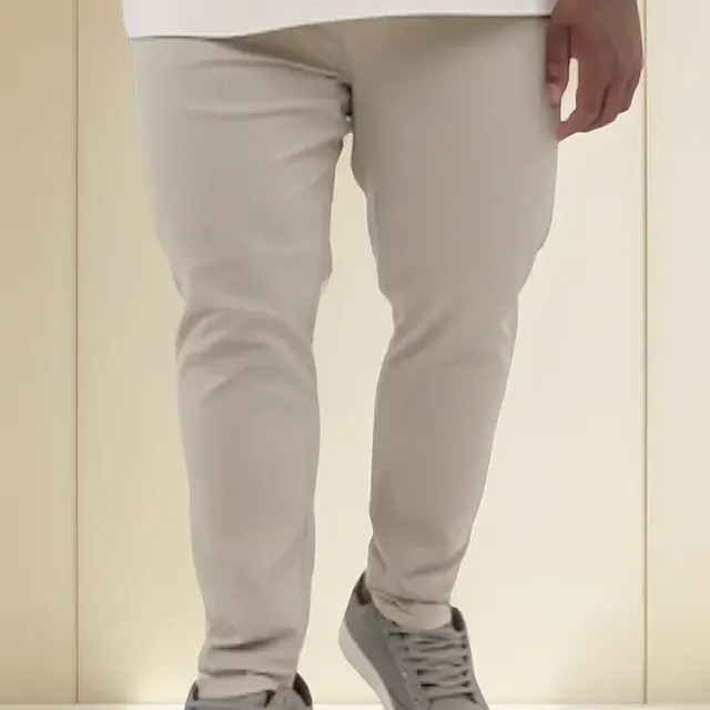 Calça Jeans Sarja Plus Size com Lycra — Masculina Tamanho Grande